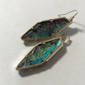 Kendra Scott Bexley Crackle Drop Earrings